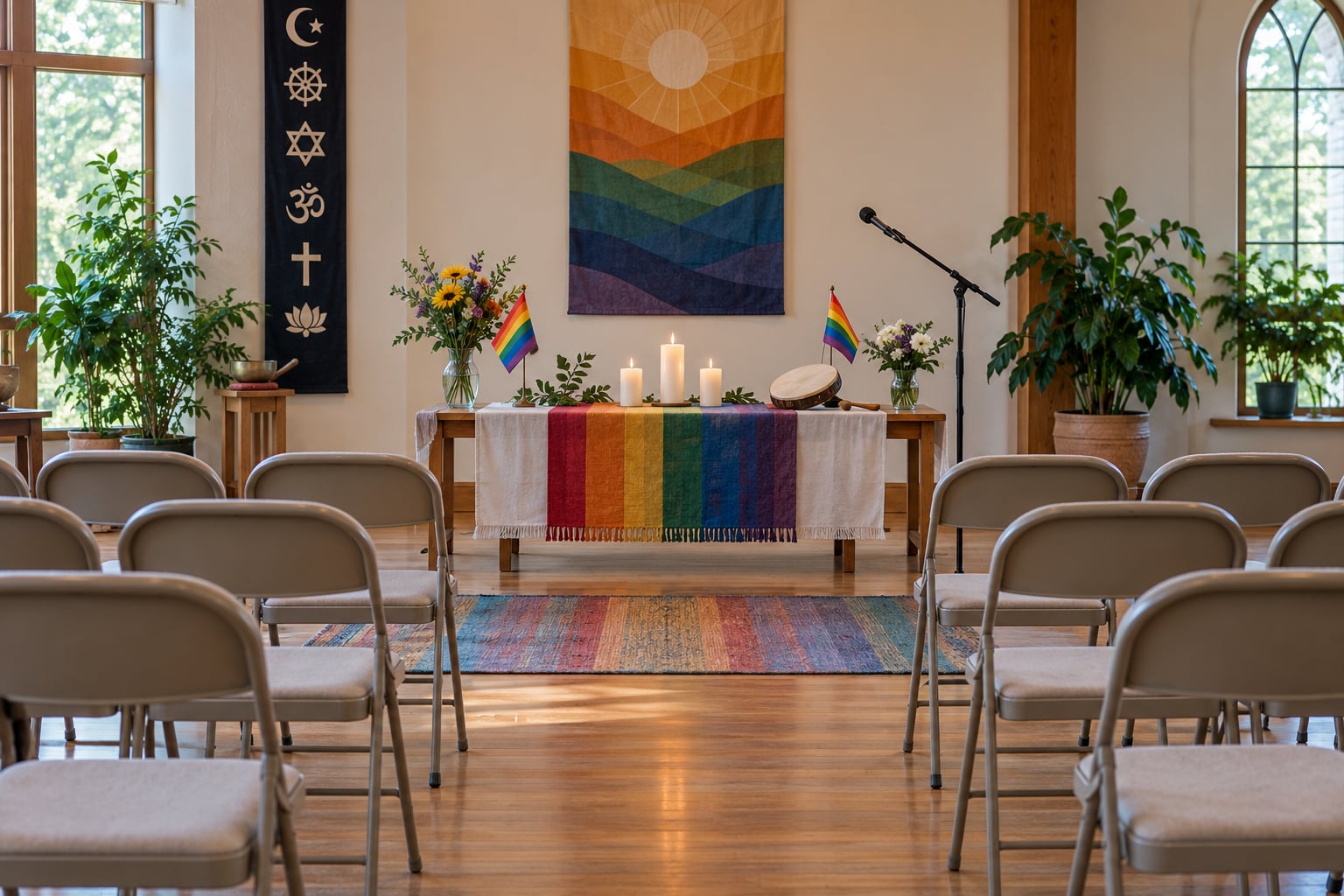 what happens at a pride interfaith service
