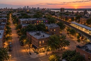 how gay neighborhoods formed in american cities