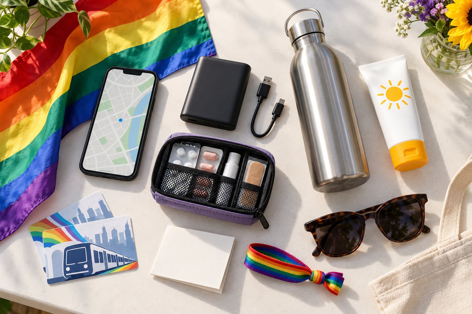 how to stay safe at a pride festival