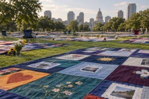 how the aids memorial quilt was made