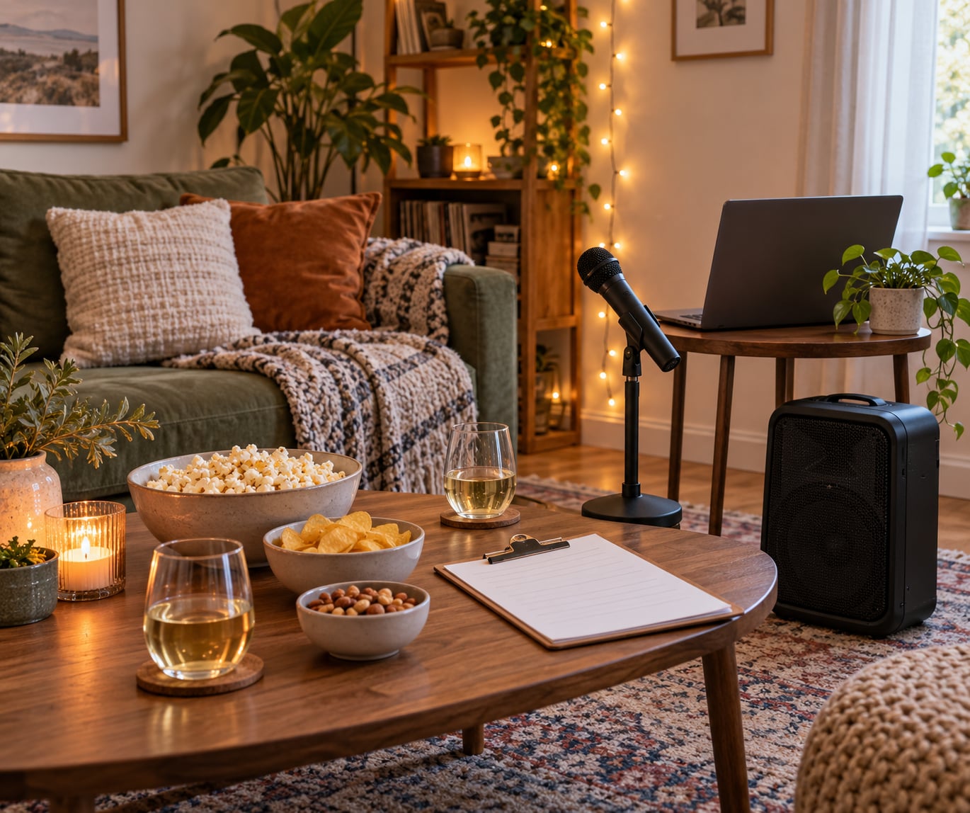 how to host a karaoke night at home