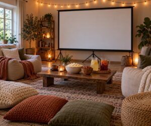 how to host a movie night with friends