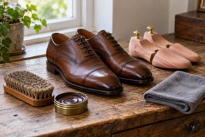how to care for leather shoes
