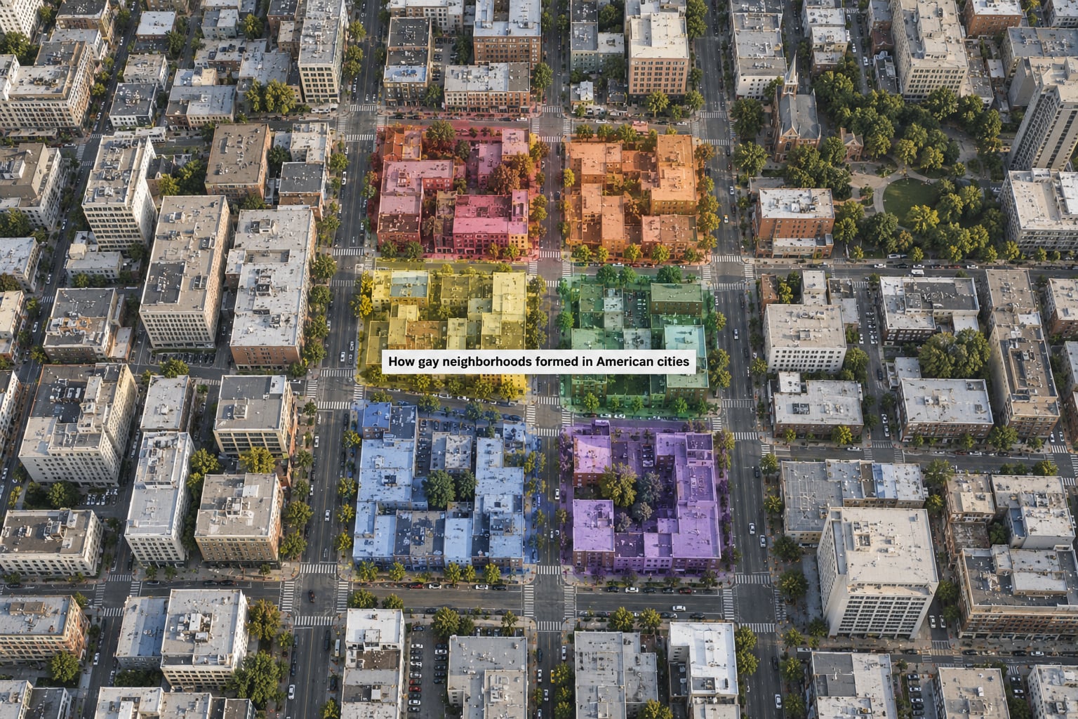 How gay neighborhoods formed in American cities