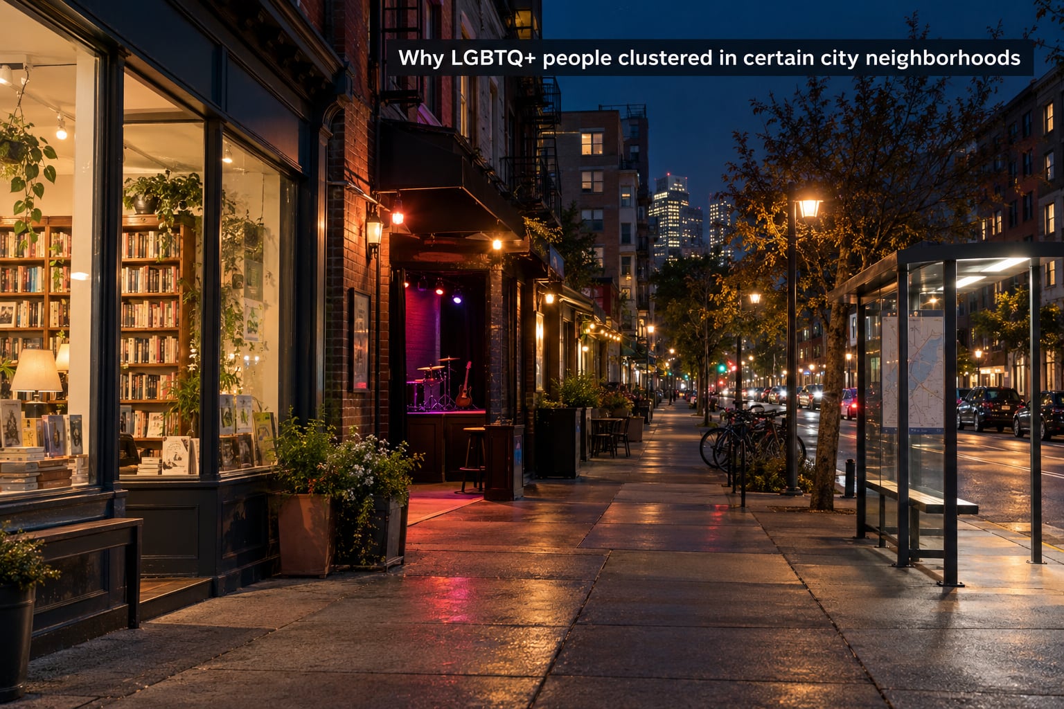 Why LGBTQ+ people clustered in certain city neighborhoods