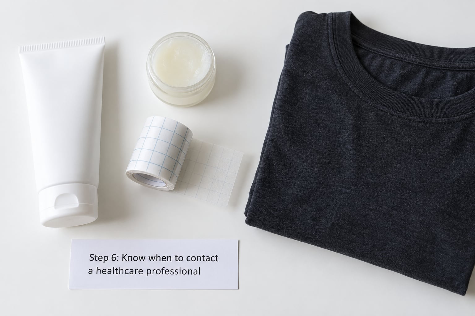 Step 6: Know when to contact a healthcare professional