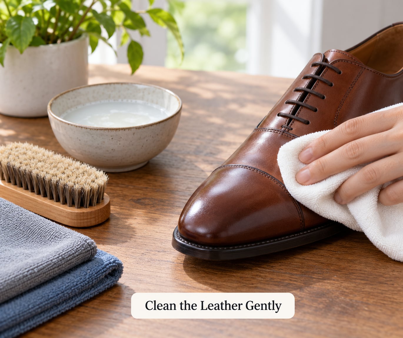 Clean the Leather Gently