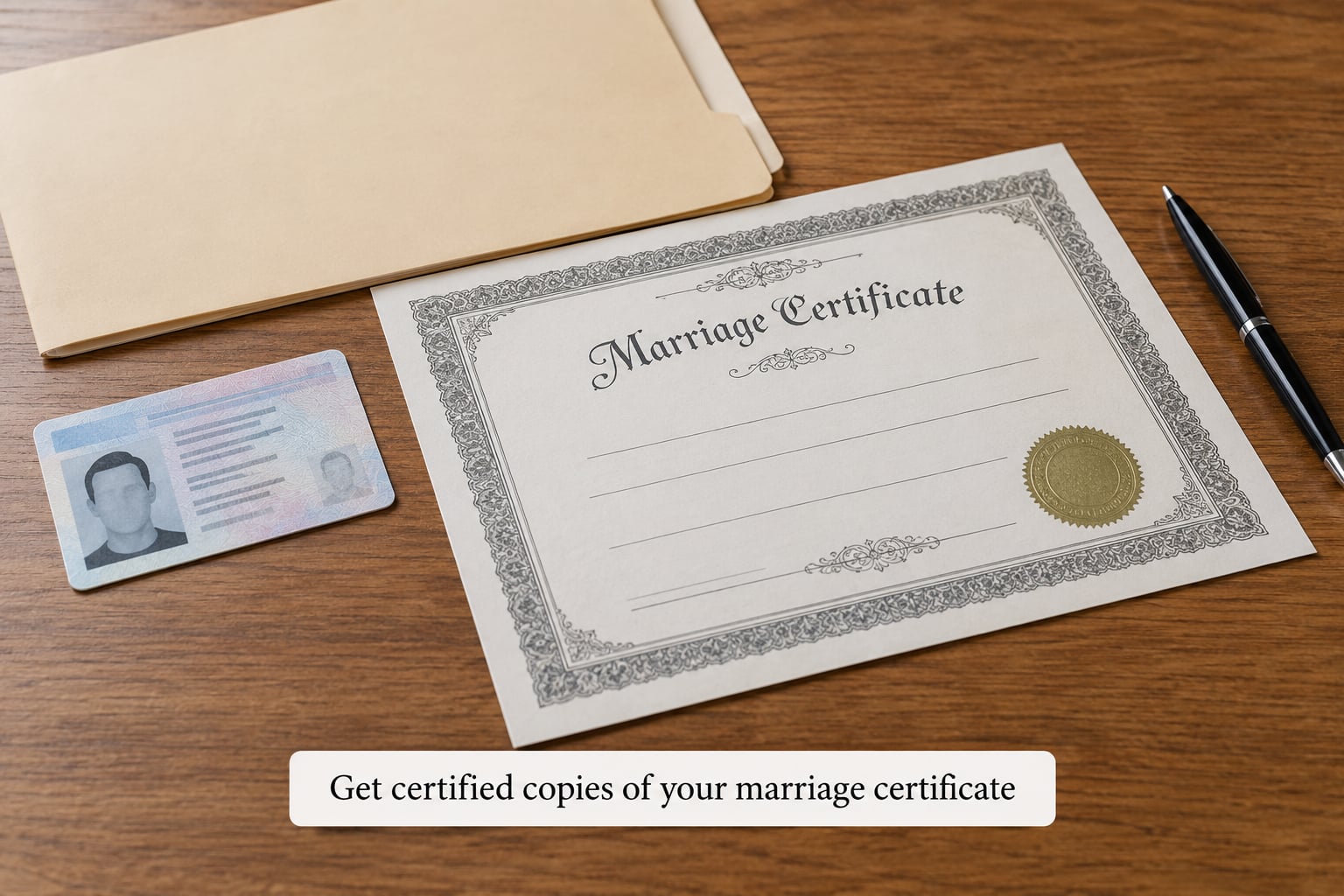 Get certified copies of your marriage certificate