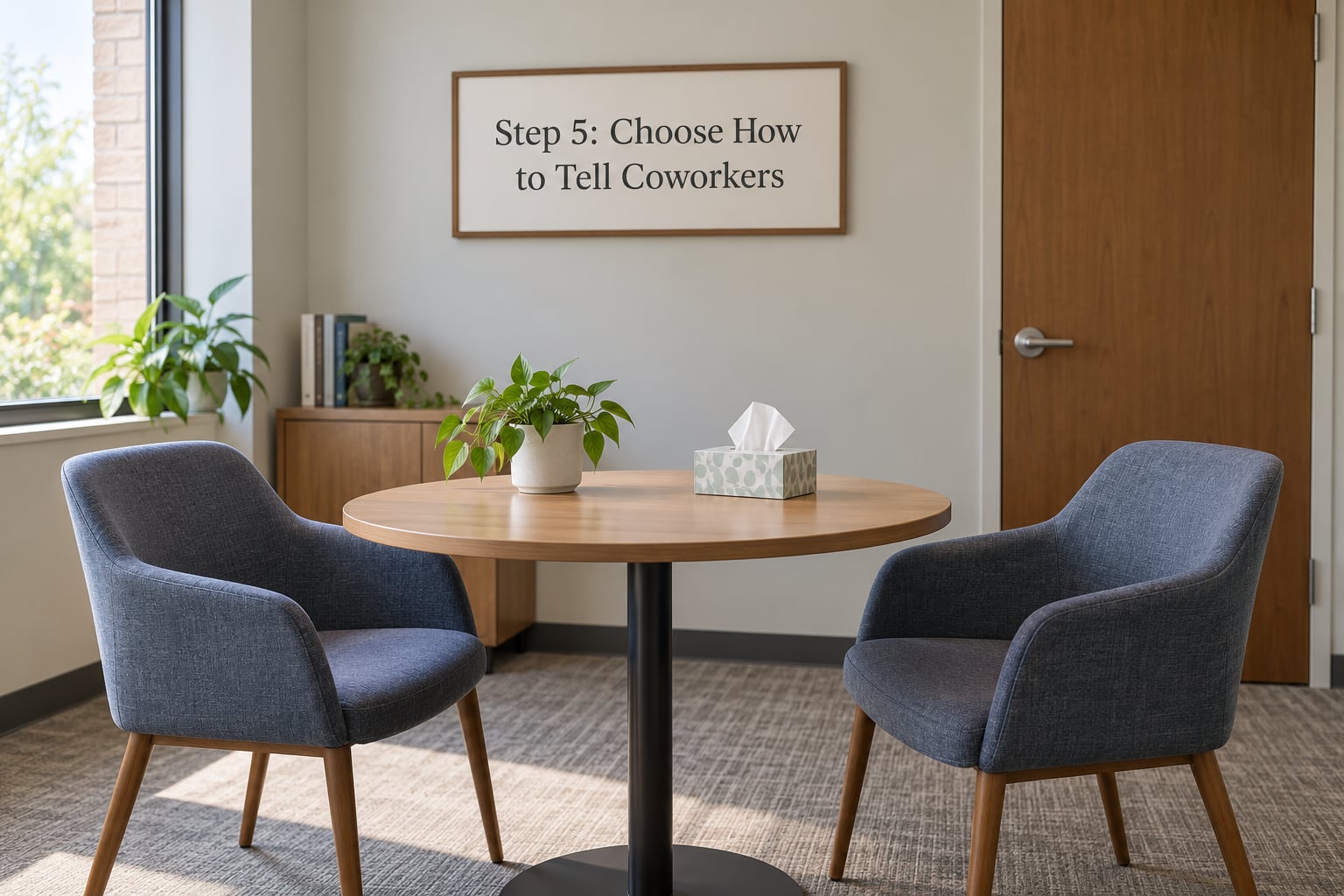 Step 5: Choose How to Tell Coworkers
