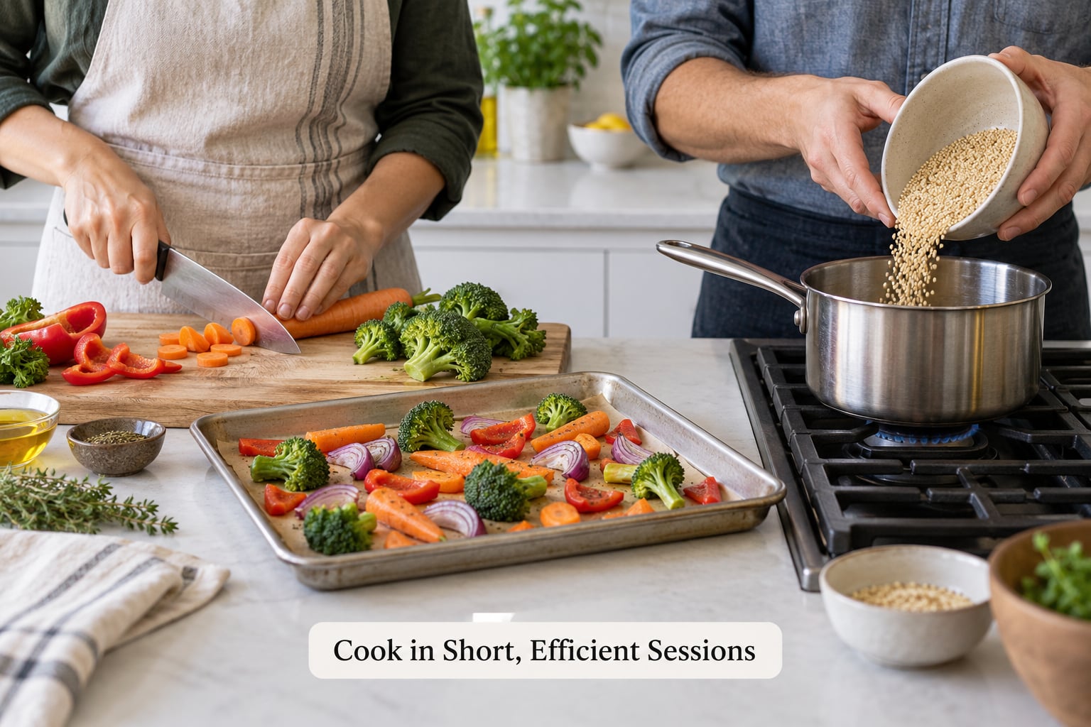 Cook in Short, Efficient Sessions