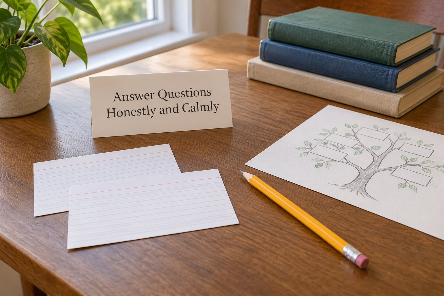 Answer Questions Honestly and Calmly