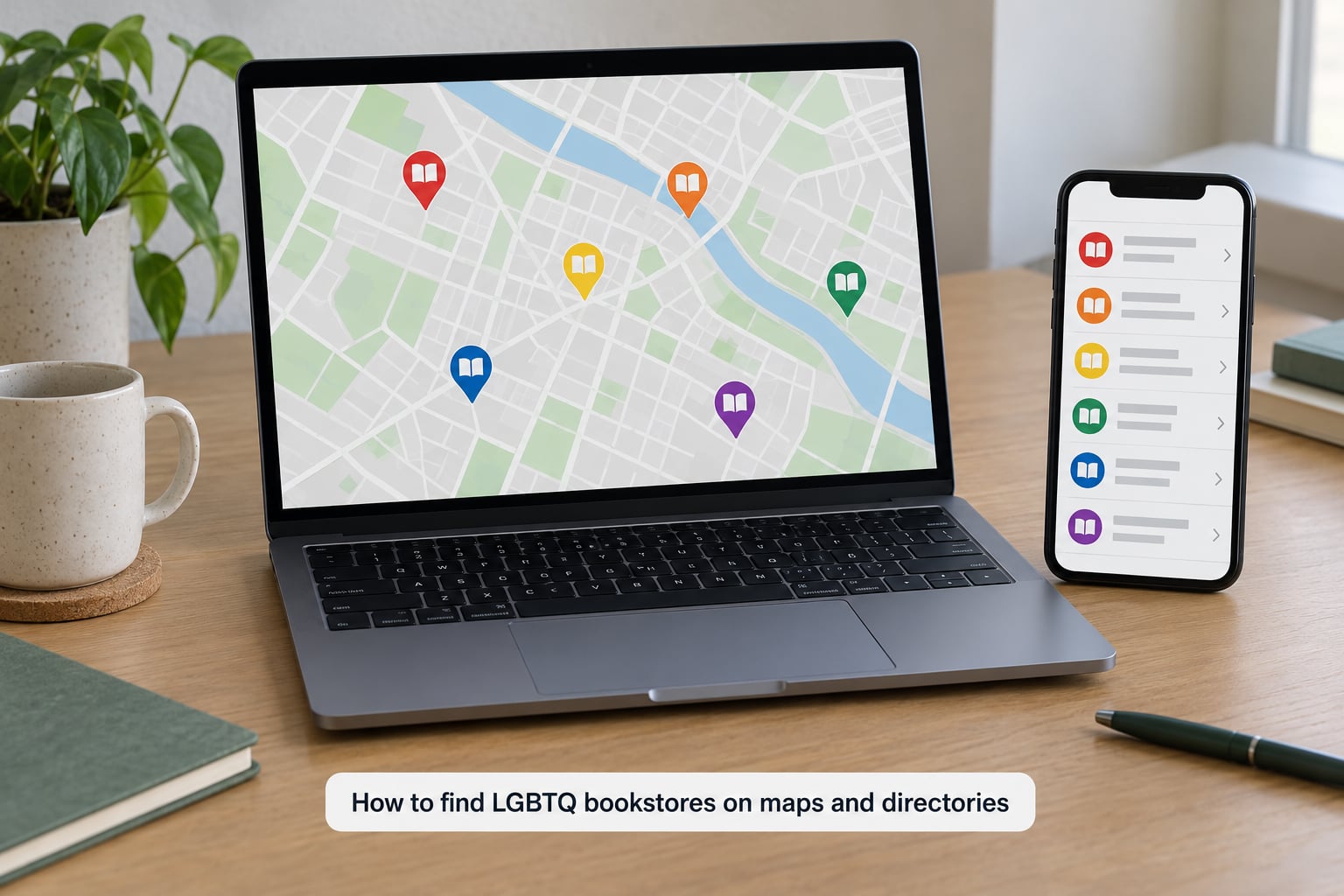How to find LGBTQ bookstores on maps and directories
