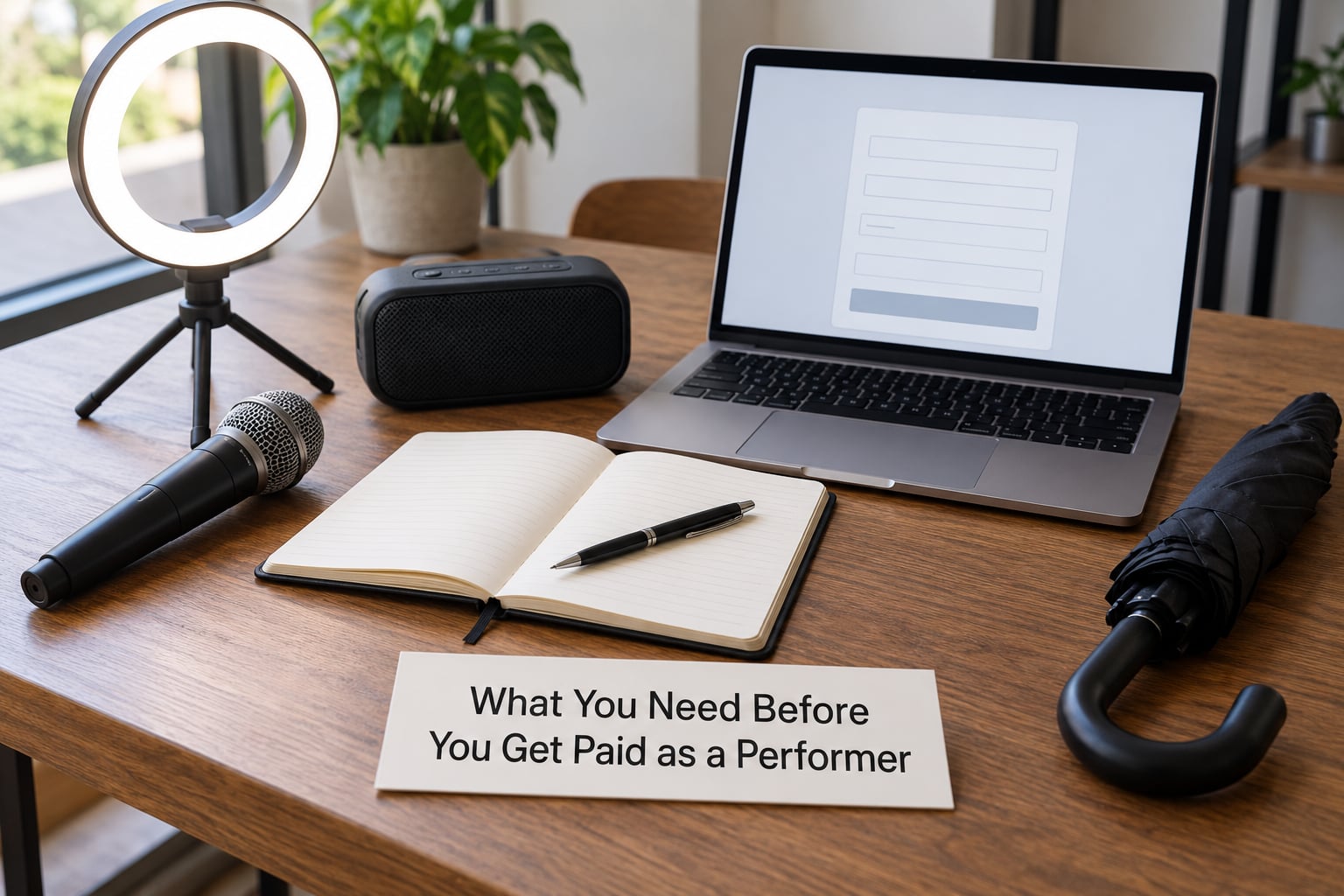 What You Need Before You Get Paid as a Performer