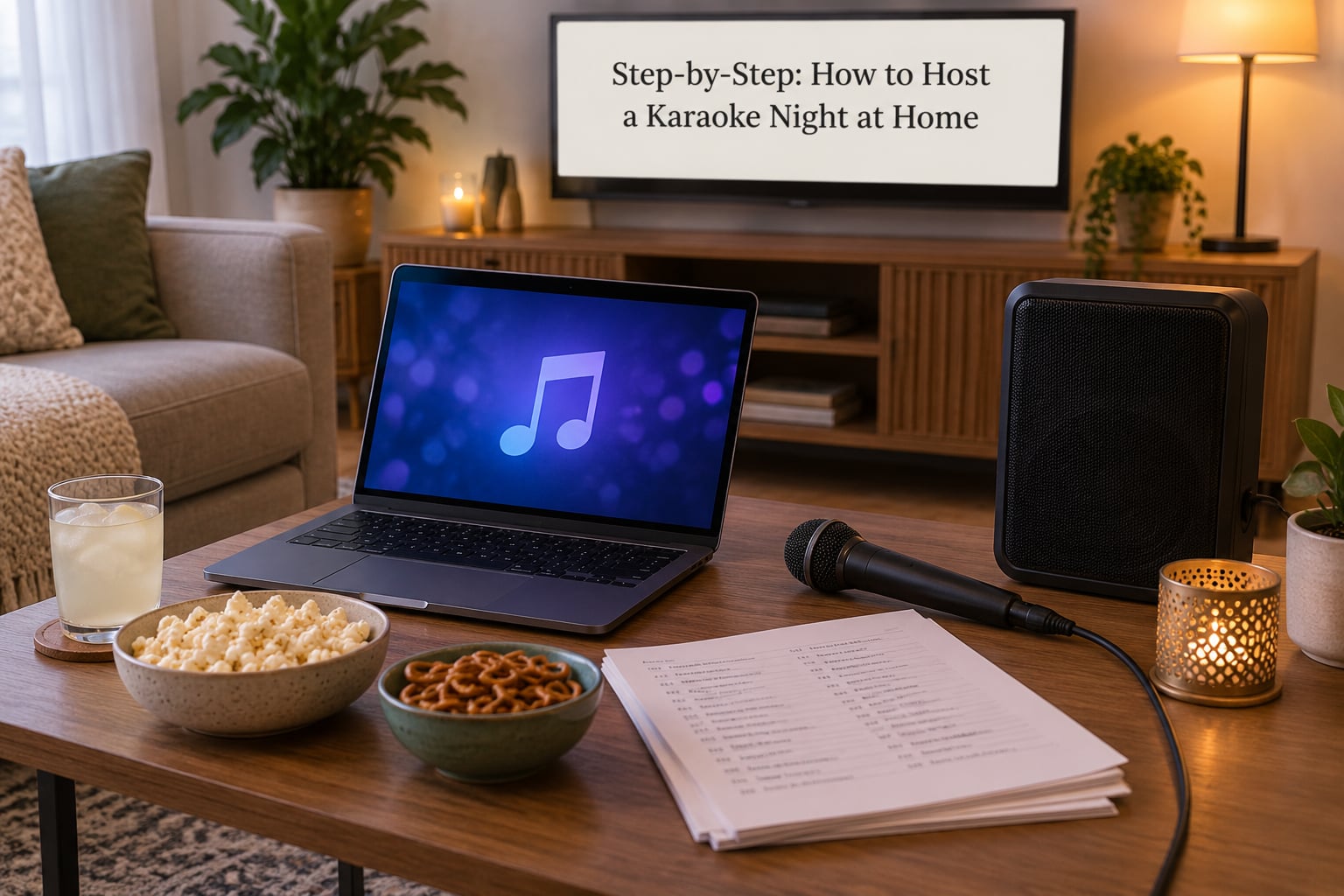Step-by-Step: How to Host a Karaoke Night at Home
