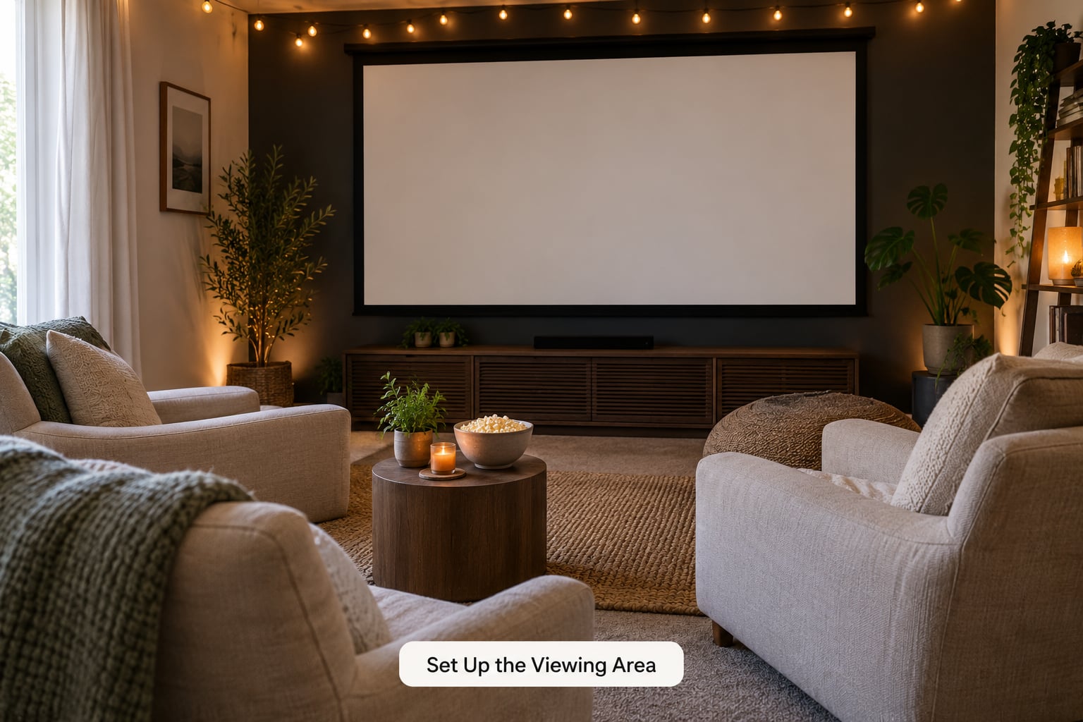 Set Up the Viewing Area