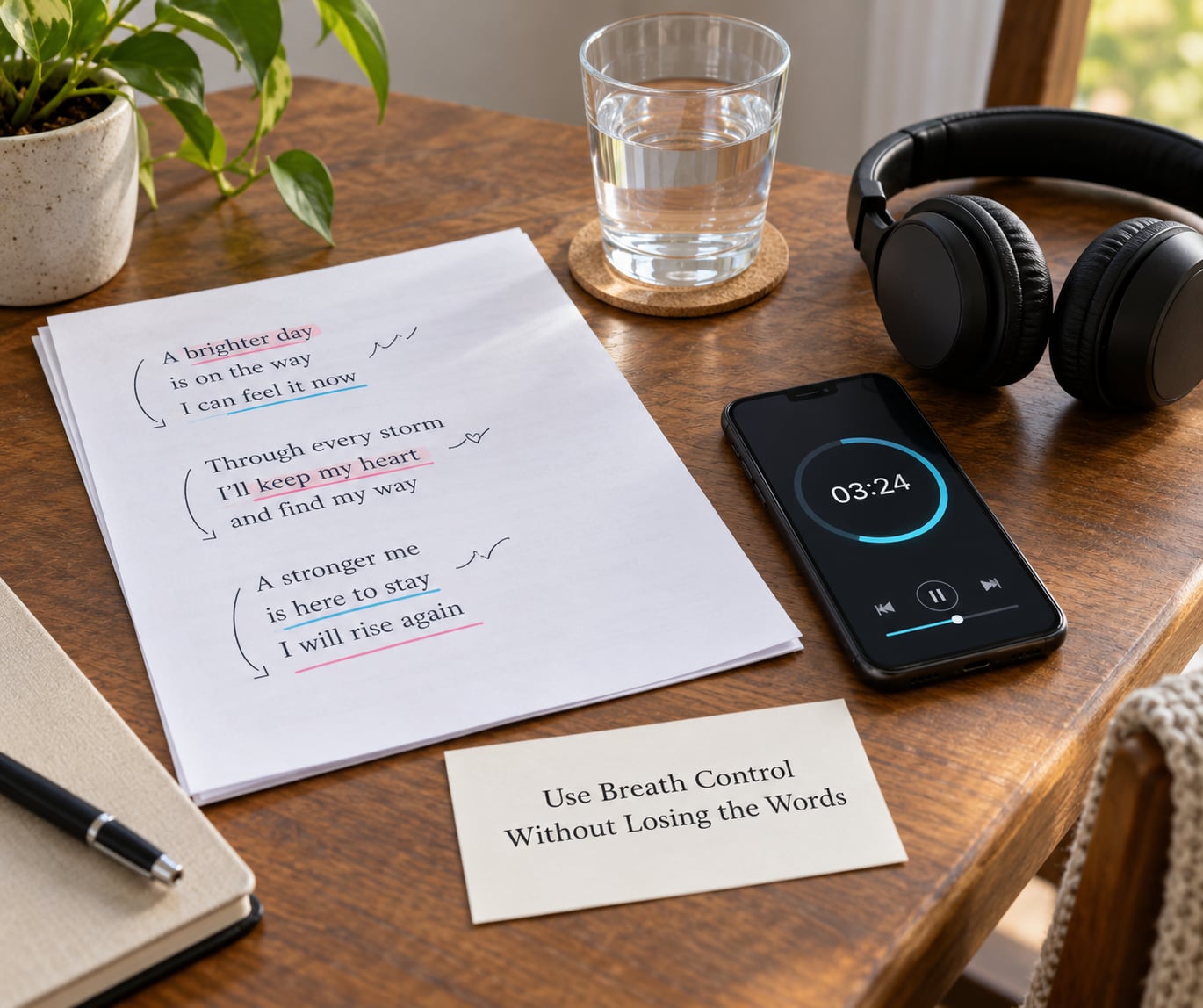 Use Breath Control Without Losing the Words