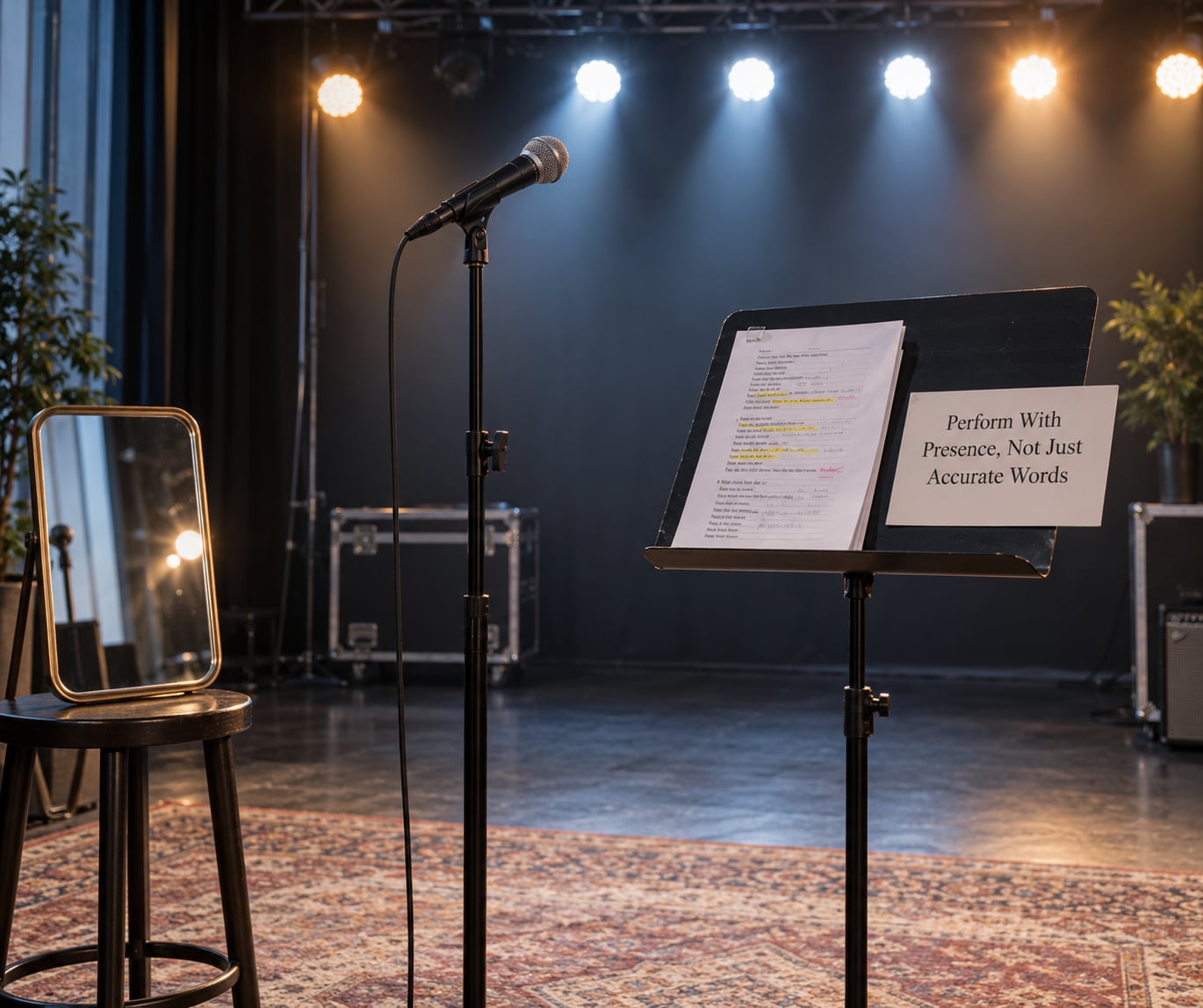 Perform With Presence, Not Just Accurate Words