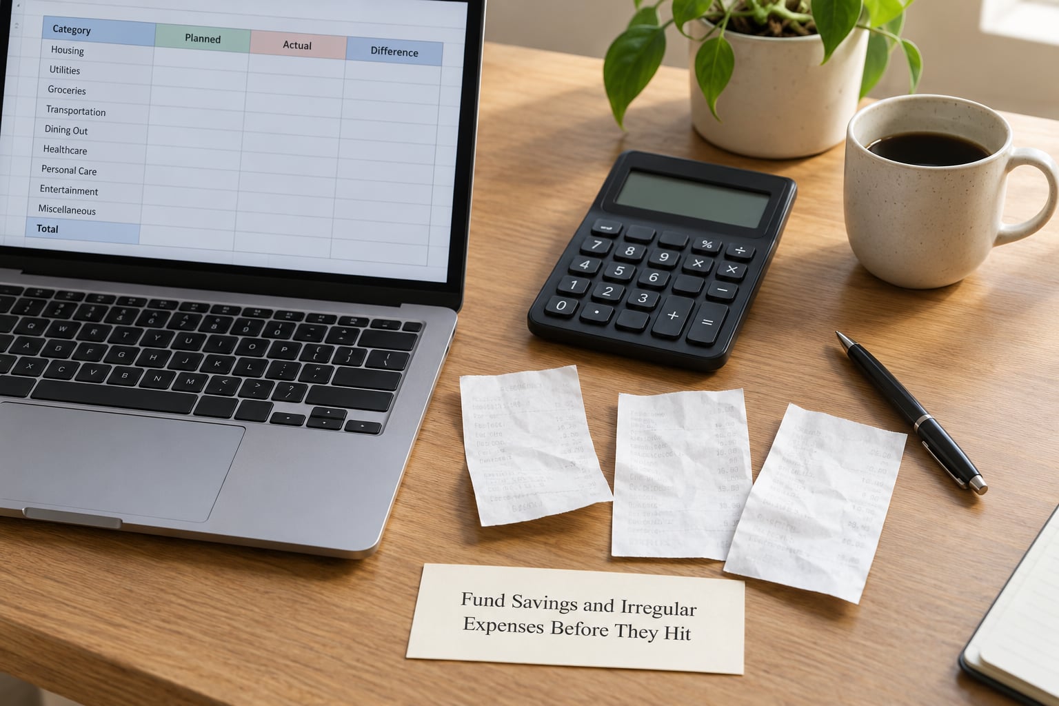 Fund Savings and Irregular Expenses Before They Hit