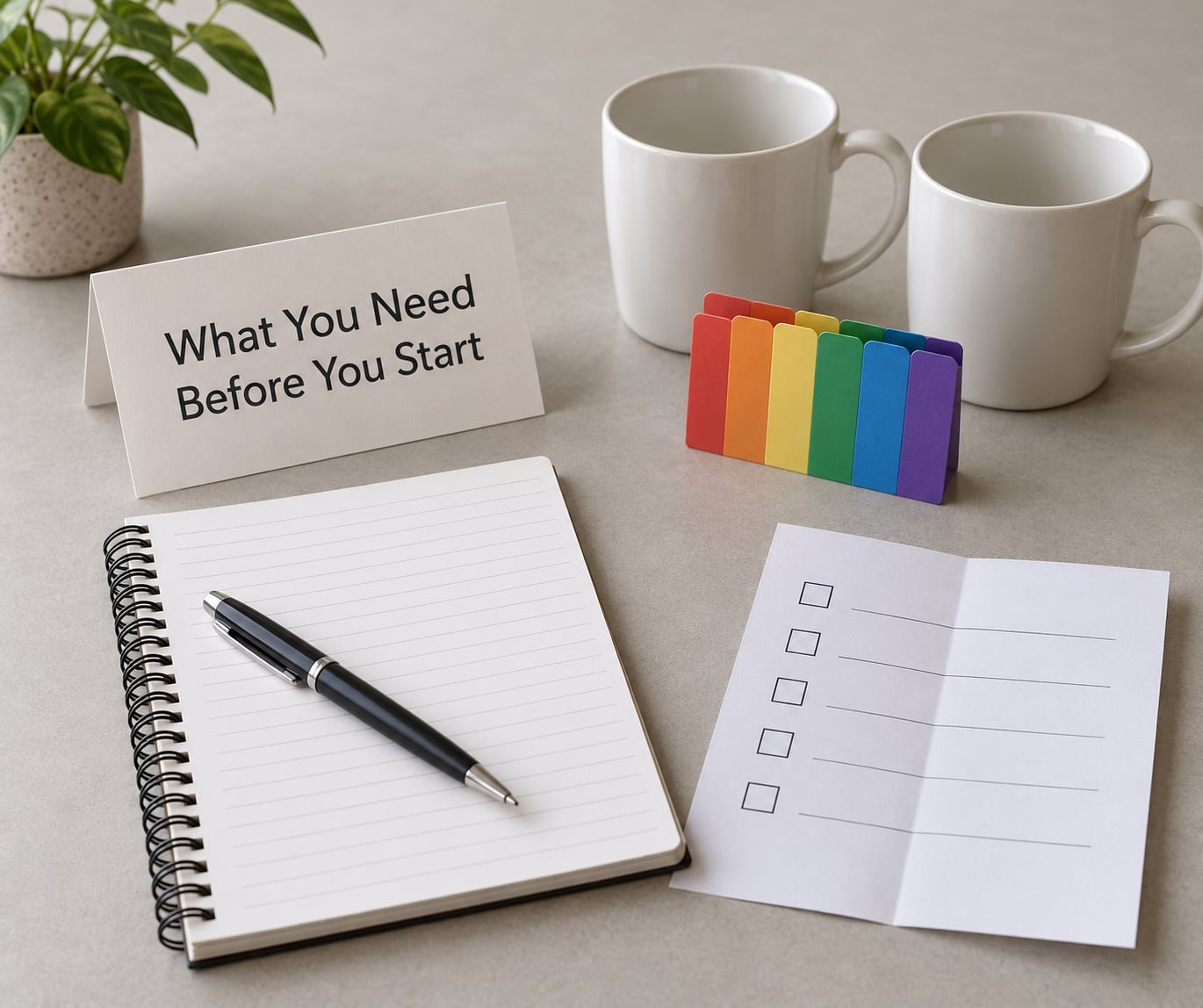 What You Need Before You Start