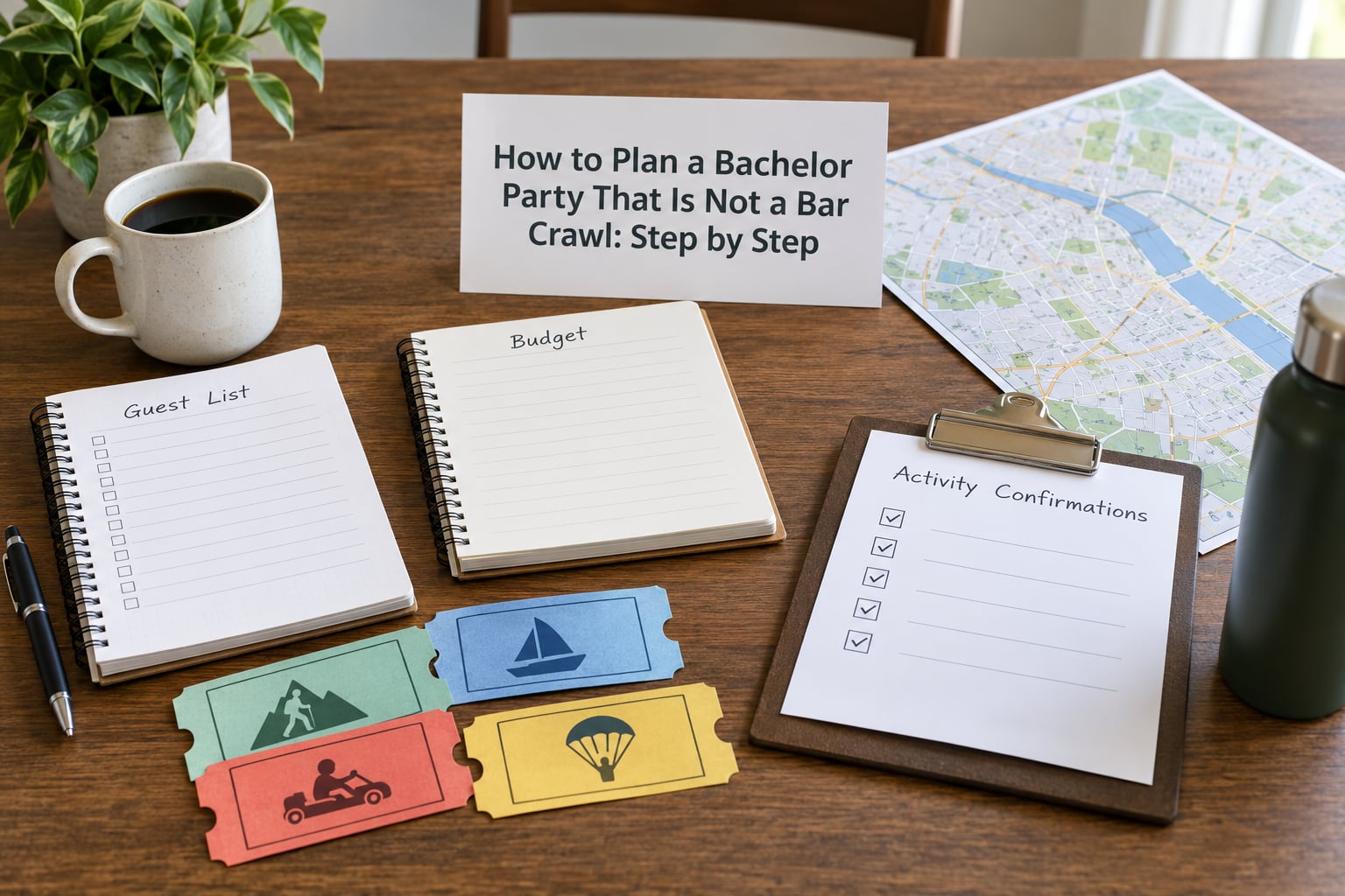 How to Plan a Bachelor Party That Is Not a Bar Crawl: Step by Step