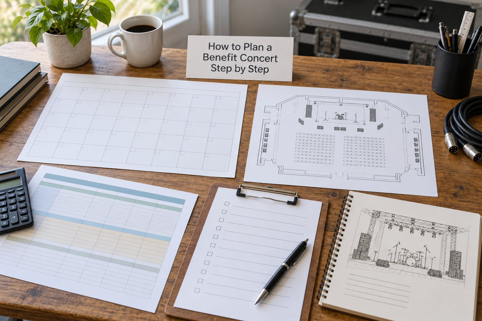 How to Plan a Benefit Concert Step by Step