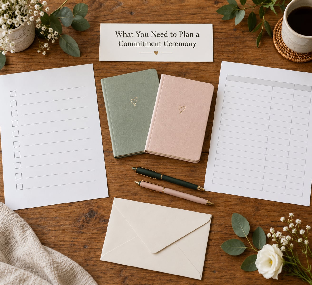 What You Need to Plan a Commitment Ceremony