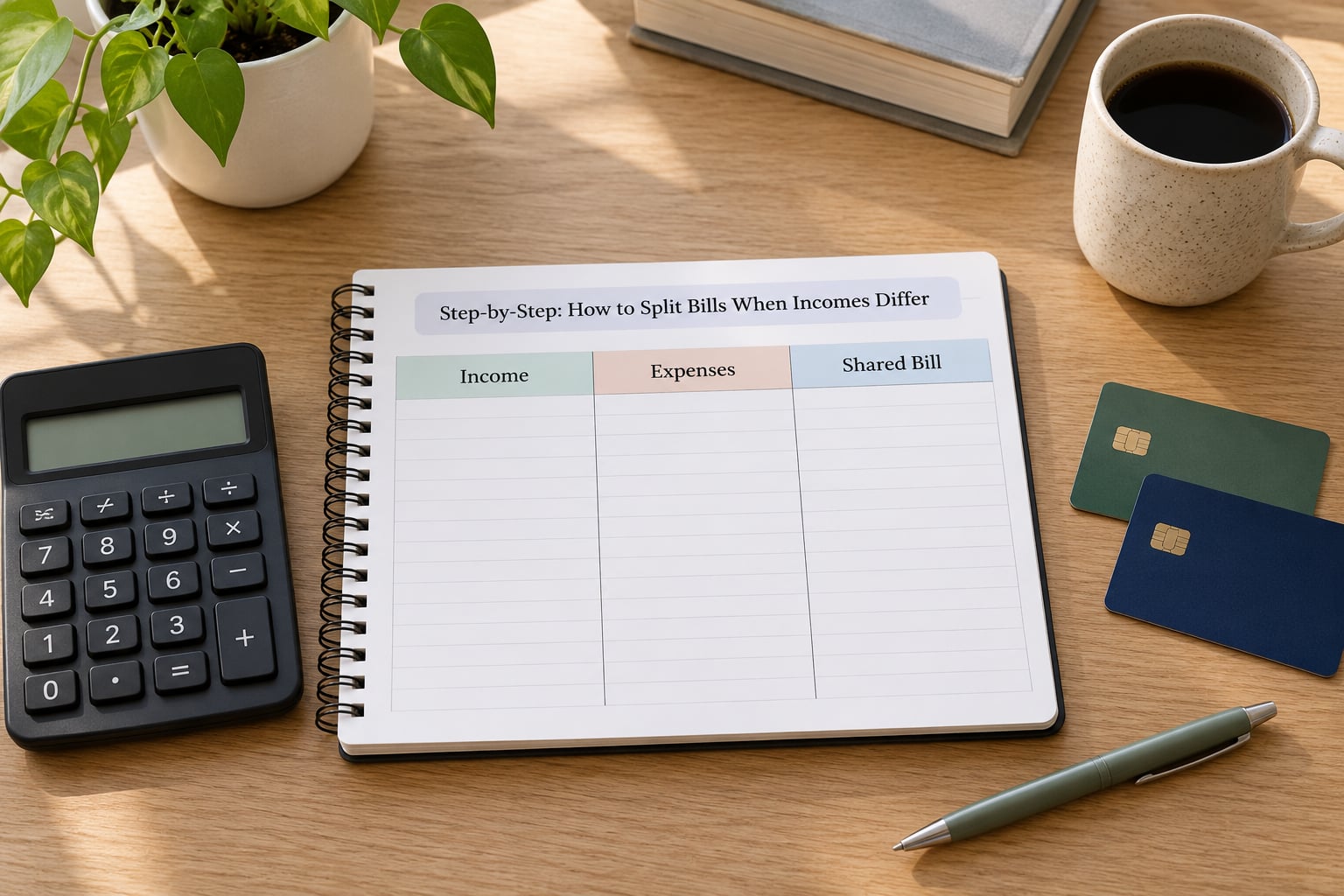 Step-by-Step: How to Split Bills When Incomes Differ