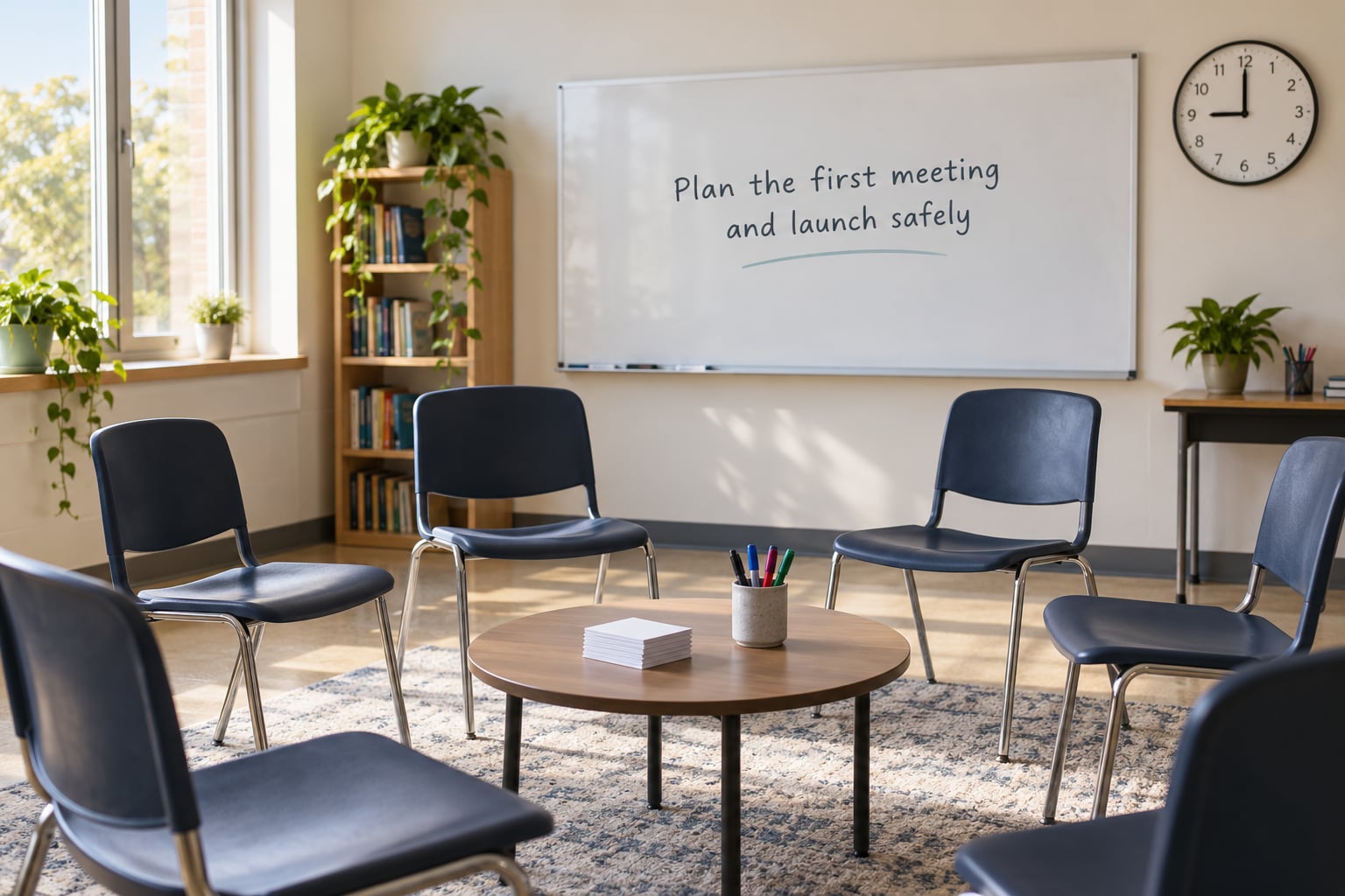 Plan the first meeting and launch safely