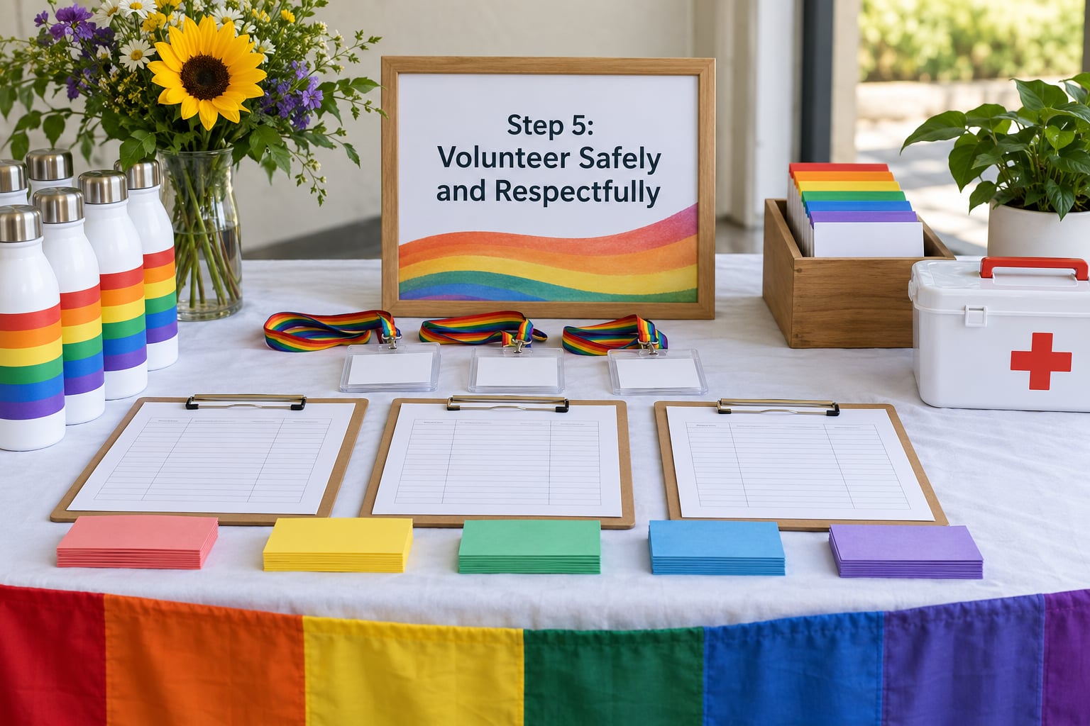 Step 5: Volunteer Safely and Respectfully