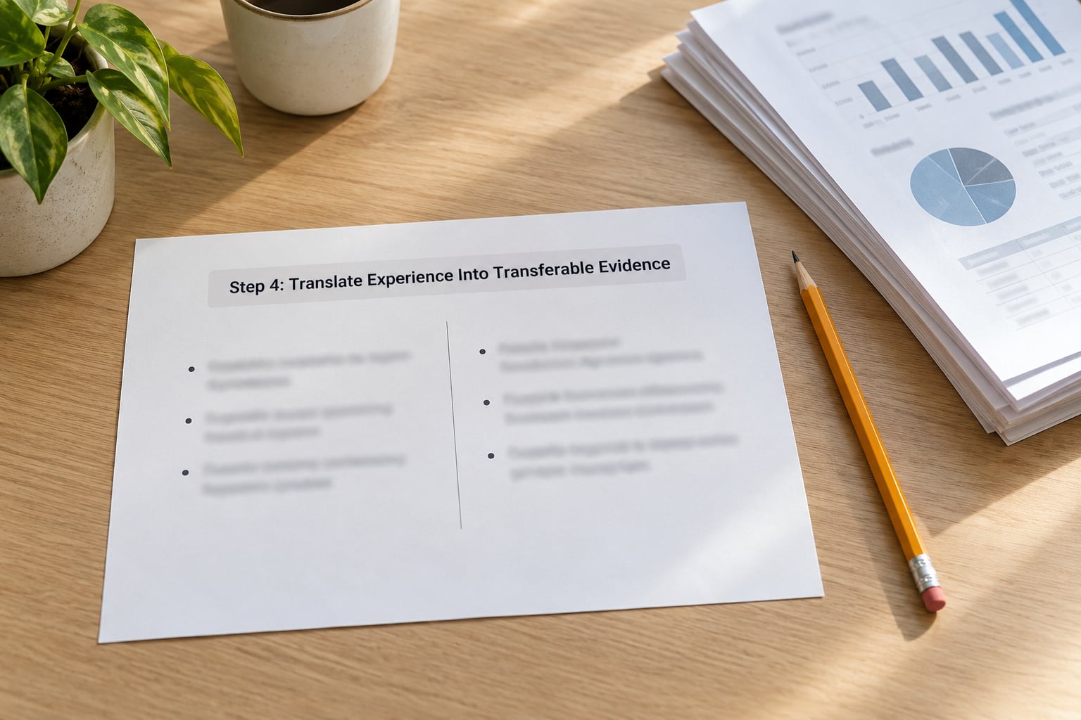 Step 4: Translate Experience Into Transferable Evidence