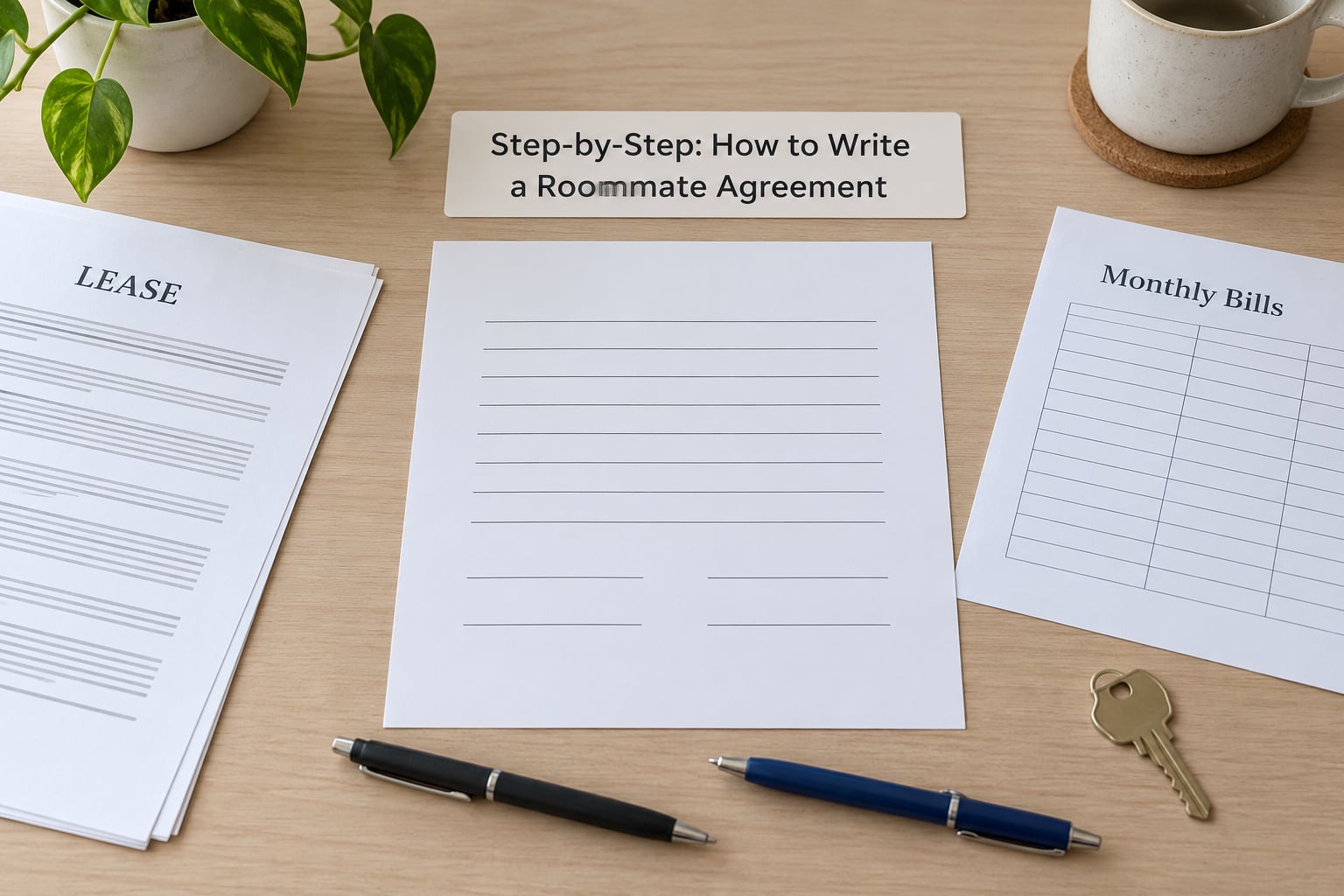 Step-by-Step: How to Write a Roommate Agreement
