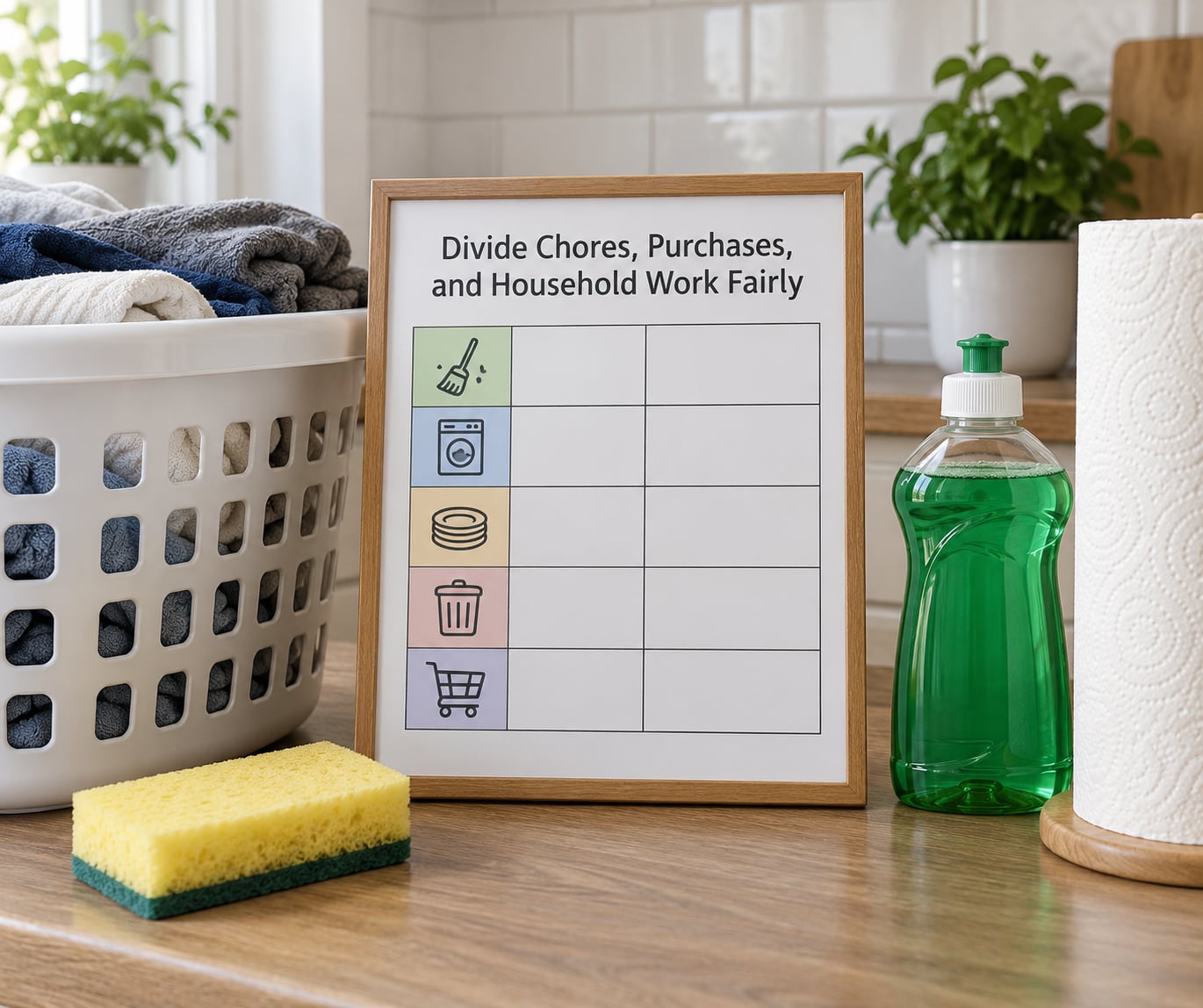 Divide Chores, Purchases, and Household Work Fairly